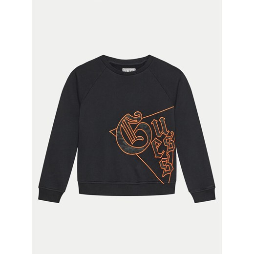 Guess Bluza L4BQ00 KAD74 Czarny Regular Fit ze sklepu MODIVO w kategorii Bluzy chłopięce - zdjęcie 182604613