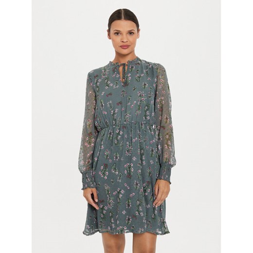 ONLY Sukienka codzienna Tessa Eliza 15303601 Zielony Regular Fit ze sklepu MODIVO w kategorii Sukienki - zdjęcie 182604632