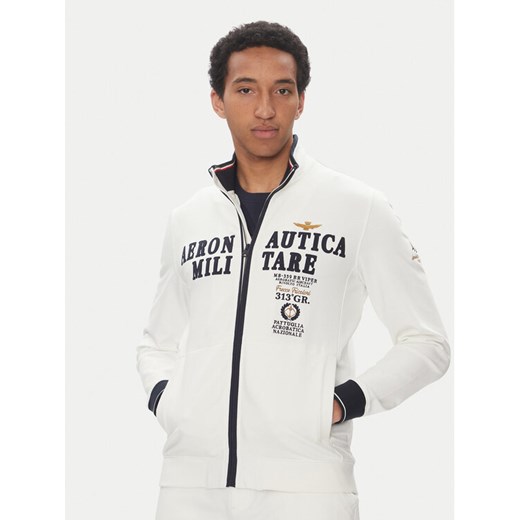 Aeronautica Militare Bluza 251FE1999F459 Biały Regular Fit ze sklepu MODIVO w kategorii Bluzy męskie - zdjęcie 182604660