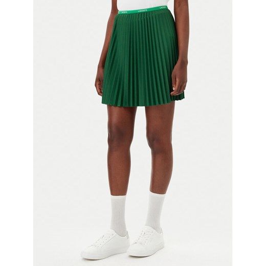 Lacoste Spódnica plisowana JF1403 Zielony Regular Fit ze sklepu MODIVO w kategorii Spódnice - zdjęcie 182604681
