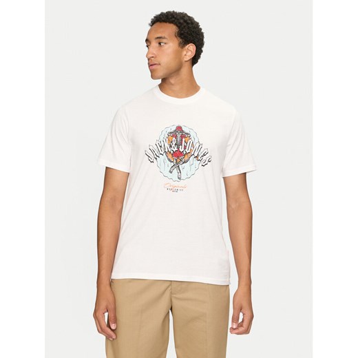 Jack&Jones T-Shirt Coconut Skull 12255192 Biały Standard Fit ze sklepu MODIVO w kategorii T-shirty męskie - zdjęcie 182604690