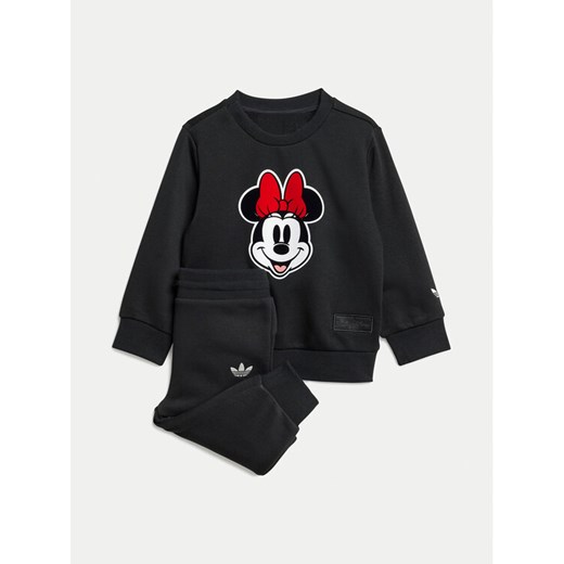 adidas Dres Disney Minnie Mouse JD0583 Czarny Regular Fit ze sklepu MODIVO w kategorii Komplety niemowlęce - zdjęcie 182604692
