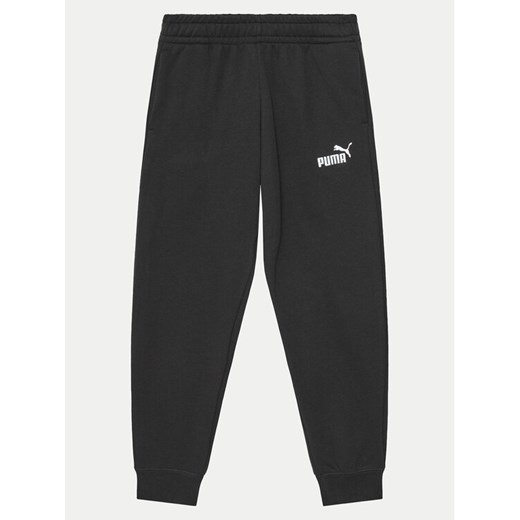 Puma Spodnie dresowe Ess No. 1 Logo 684914 Czarny Regular Fit ze sklepu MODIVO w kategorii Spodnie chłopięce - zdjęcie 182604711