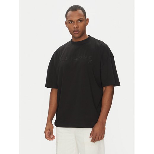 Richmond X T-Shirt UMP25155TS Czarny Regular Fit ze sklepu MODIVO w kategorii T-shirty męskie - zdjęcie 182604722