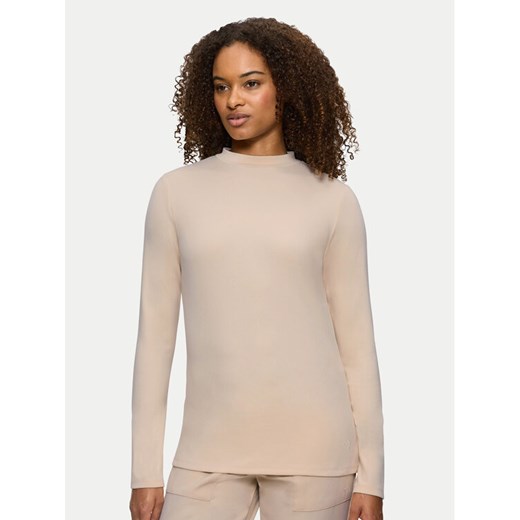 Triumph Sweter Smart Thermal 10221490 Beżowy Slim Fit ze sklepu MODIVO w kategorii Swetry damskie - zdjęcie 182604783