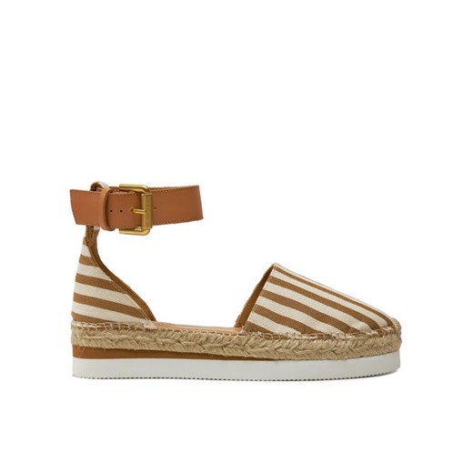 See By Chloé Espadryle SB26150E Brązowy ze sklepu MODIVO w kategorii Espadryle damskie - zdjęcie 182604824