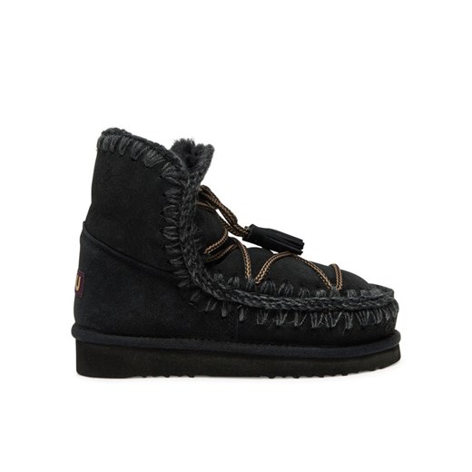 Mou Śniegowce Eskimo Scoubidoo Lace FW101124A Czarny ze sklepu MODIVO w kategorii Śniegowce damskie - zdjęcie 182604833