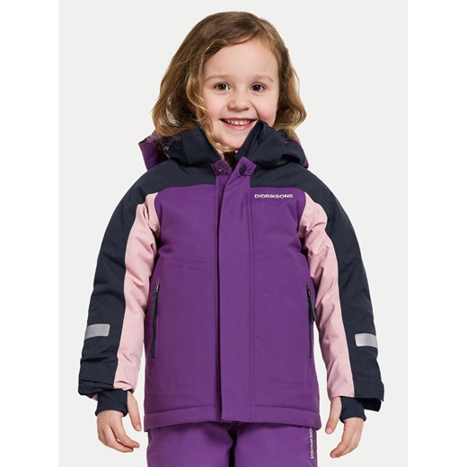 Didriksons Kurtka zimowa Neptun 505472 Fioletowy Regular Fit ze sklepu MODIVO w kategorii Kurtki dziewczęce - zdjęcie 182604910