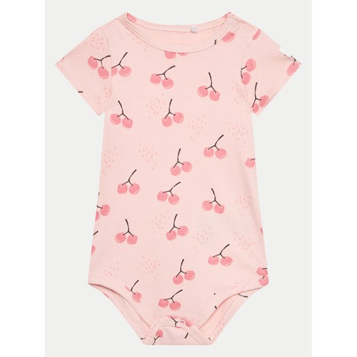 Coccodrillo Body dziecięce WC4412204UFG Różowy ze sklepu MODIVO w kategorii Body niemowlęce - zdjęcie 182604970