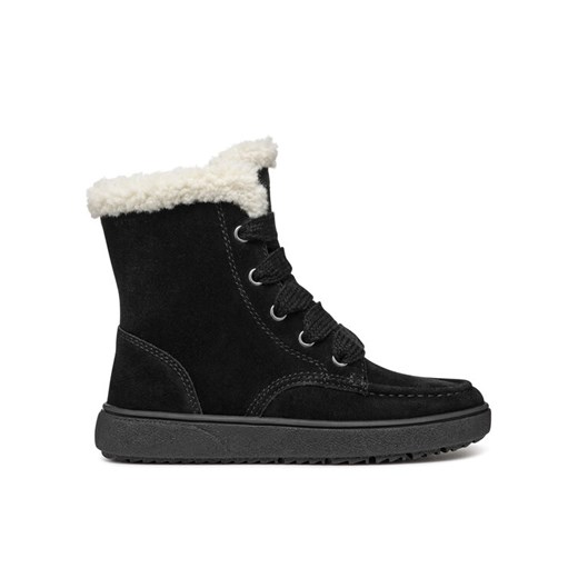 Geox Kozaki J Theleven Girl Wpf J46HYC 00022 C9999 M Czarny ze sklepu MODIVO w kategorii Buty zimowe dziecięce - zdjęcie 182604991