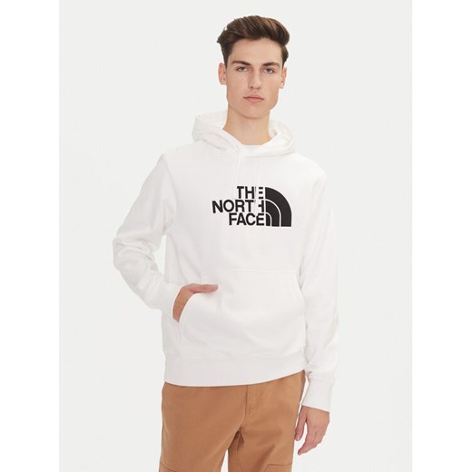 The North Face Bluza Drew Peak NF0A89EM Biały Regular Fit ze sklepu MODIVO w kategorii Bluzy męskie - zdjęcie 182605010