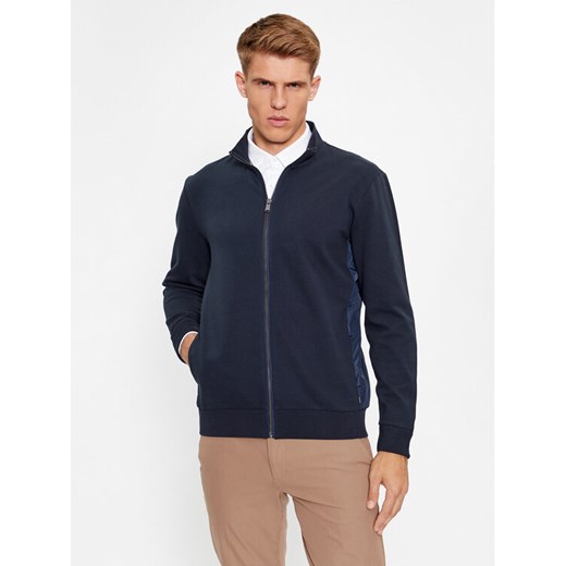 Boss Bluza Shepherd 50 50490955 Granatowy Regular Fit ze sklepu MODIVO w kategorii Bluzy męskie - zdjęcie 182605040
