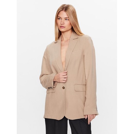 Herskind Marynarka Mercy 4821840 Beżowy Relaxed Fit ze sklepu MODIVO w kategorii Marynarki damskie - zdjęcie 182605064