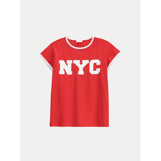 Coccodrillo T-Shirt WC5143230VGA Czerwony Regular Fit ze sklepu MODIVO w kategorii Bluzki dziewczęce - zdjęcie 182605102