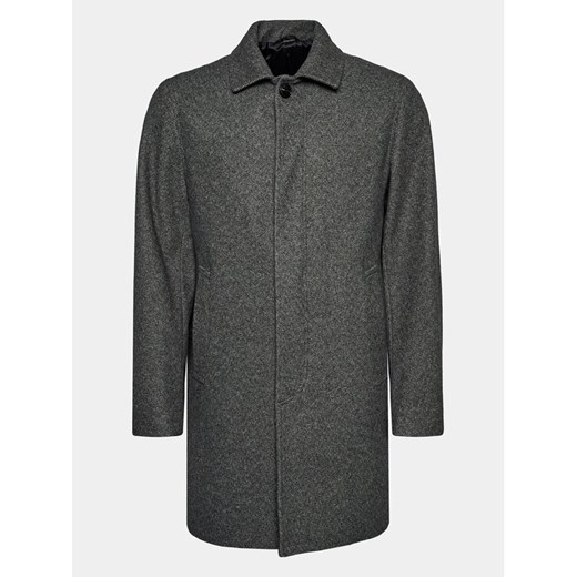 Lindbergh Płaszcz przejściowy 30-303040 Szary Slim Fit ze sklepu MODIVO w kategorii Płaszcze męskie - zdjęcie 182605222