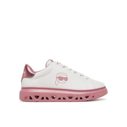 KARL LAGERFELD Sneakersy KL64525 Biały ze sklepu MODIVO w kategorii Buty sportowe damskie - zdjęcie 182605302