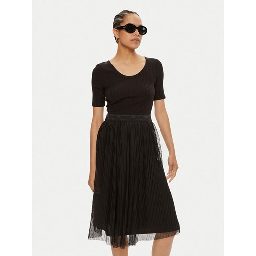DKNY Sukienka codzienna P4DDSXMP Czarny Regular Fit ze sklepu MODIVO w kategorii Sukienki - zdjęcie 182605333