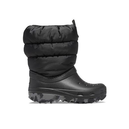 Crocs Śniegowce Crocs Classic Neo Puff Boot T 207683 Czarny ze sklepu MODIVO w kategorii Buty zimowe dziecięce - zdjęcie 182605390