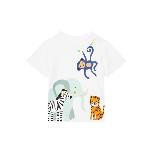 Coccodrillo T-Shirt WC5143201TBN Biały Regular Fit ze sklepu MODIVO w kategorii Koszulki niemowlęce - zdjęcie 182605430