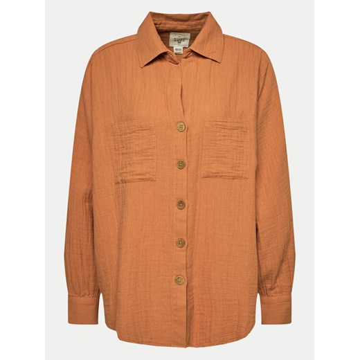 Billabong Koszula Swell ABJWT00487 Brązowy Relaxed Fit ze sklepu MODIVO w kategorii Koszule damskie - zdjęcie 182605442