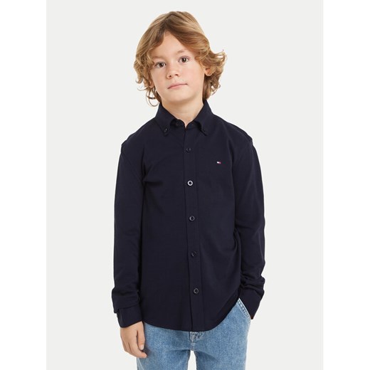 Tommy Hilfiger Koszula KB0KB09077 Granatowy Regular Fit ze sklepu MODIVO w kategorii Koszule chłopięce - zdjęcie 182605482