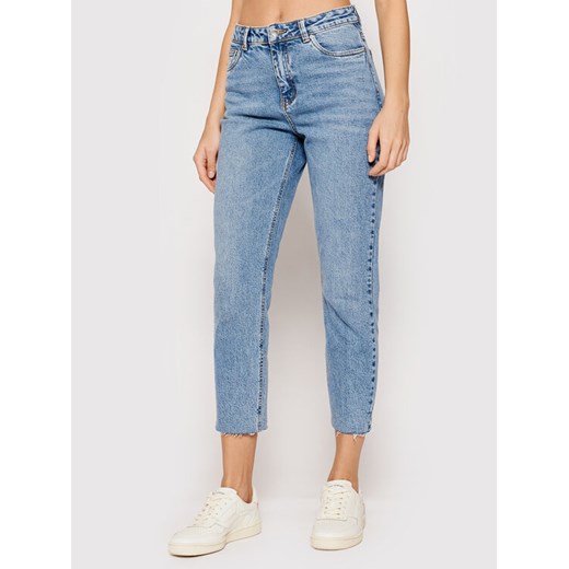 Vero Moda Jeansy Brenda 10247009 Niebieski Straight Fit ze sklepu MODIVO w kategorii Jeansy damskie - zdjęcie 182605494