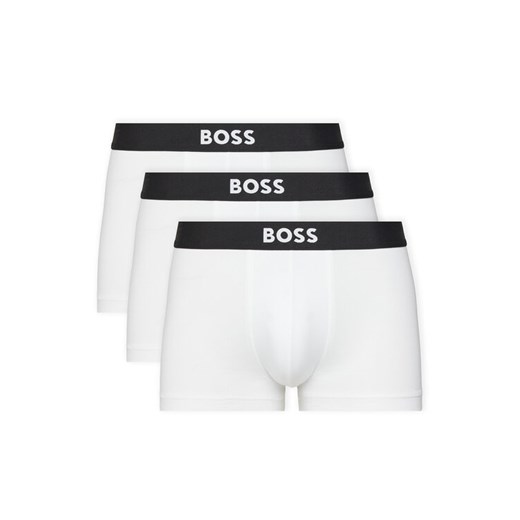 BOSS Komplet 3 par bokserek Trunk 3P Boss One 50544263 Biały ze sklepu MODIVO w kategorii Majtki męskie - zdjęcie 182605593