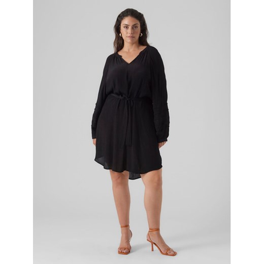 Vero Moda Curve Sukienka codzienna 10297334 Czarny Regular Fit ze sklepu MODIVO w kategorii Sukienki - zdjęcie 182605632