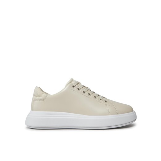 Calvin Klein Sneakersy Raised Cup Lace Up Nano Mono Bt HW0HW01878 Beżowy Calvin Klein 39 MODIVO