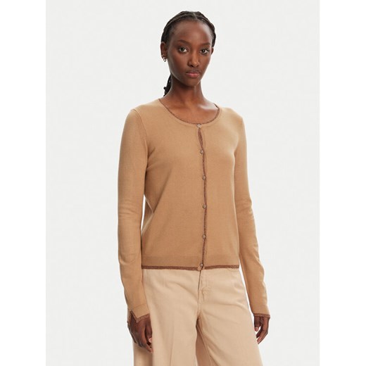 Liu Jo Kardigan WA5382 MS49I Brązowy Regular Fit ze sklepu MODIVO w kategorii Swetry damskie - zdjęcie 182605711
