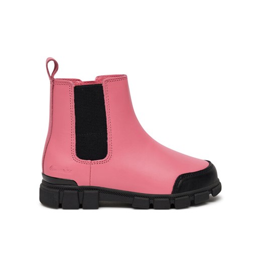 Clarks Kozaki Evyn Chelsea K. 26179042 Różowy ze sklepu MODIVO w kategorii Buty zimowe dziecięce - zdjęcie 182605720