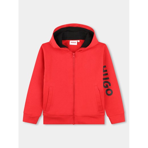 Hugo Bluza G00030 S Czerwony Regular Fit ze sklepu MODIVO w kategorii Bluzy chłopięce - zdjęcie 182605724