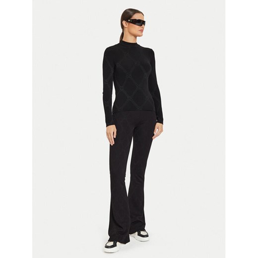 Hugo Sweter Sater 50518323 Czarny Slim Fit ze sklepu MODIVO w kategorii Swetry damskie - zdjęcie 182605744