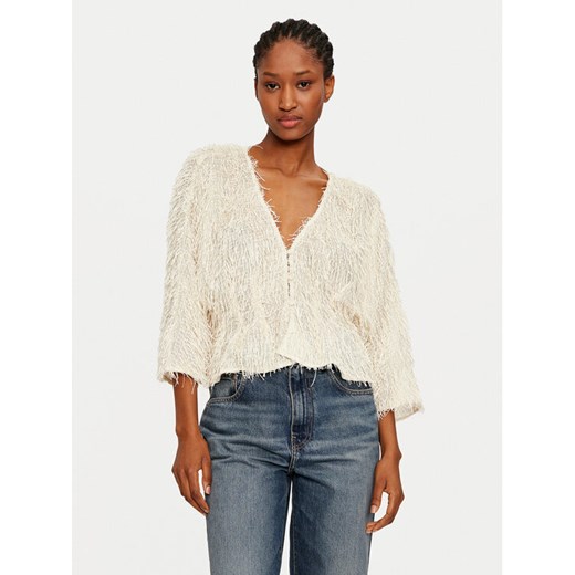 YAS Bluzka Isa 26034802 Écru Regular Fit Yas M MODIVO