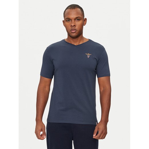 Aeronautica Militare T-Shirt AM1UTI002 Granatowy Regular Fit Aeronautica Militare M MODIVO