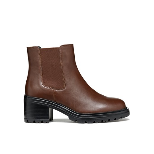Geox Sztyblety D Damiana D16QCE 043NH C6006 Brązowy ze sklepu MODIVO w kategorii Botki - zdjęcie 182605861