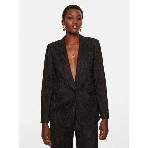 TWINSET Marynarka 242TP2460 Czarny Straight Fit ze sklepu MODIVO w kategorii Marynarki damskie - zdjęcie 182605872