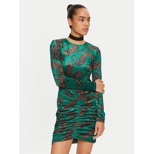 Just Cavalli Sukienka codzienna 77PAO920 Zielony Slim Fit ze sklepu MODIVO w kategorii Sukienki - zdjęcie 182605913