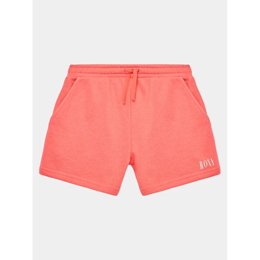 Roxy Szorty sportowe Happiness ERGFB03290 Różowy Regular Fit ze sklepu MODIVO w kategorii Spodenki dziewczęce - zdjęcie 182605964