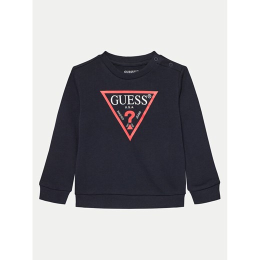 Guess Bluza N73Q10 KAUG0 Granatowy Regular Fit ze sklepu MODIVO w kategorii Bluzy chłopięce - zdjęcie 182605972