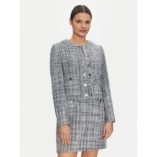 Guess Marynarka W5GL26 WH7I0 Szary Regular Fit ze sklepu MODIVO w kategorii Marynarki damskie - zdjęcie 182605993