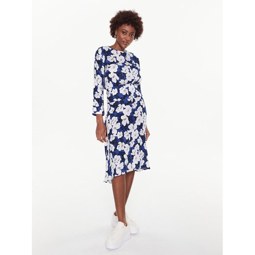 United Colors Of Benetton Sukienka codzienna 4YLBDV02V Granatowy Regular Fit ze sklepu MODIVO w kategorii Sukienki - zdjęcie 182606013