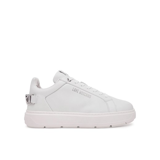 LOVE MOSCHINO Sneakersy JA15394G1MIA0100 Biały ze sklepu MODIVO w kategorii Buty sportowe damskie - zdjęcie 182606083