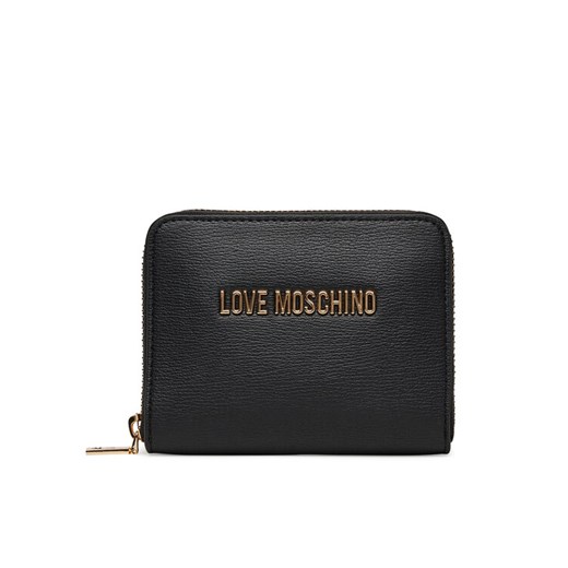 LOVE MOSCHINO Mały Portfel Damski JC5702PP1MLD0000 Czarny ze sklepu MODIVO w kategorii Portfele damskie - zdjęcie 182606100