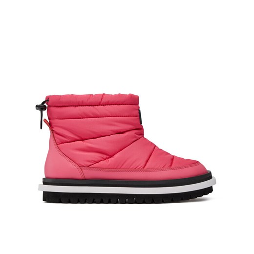 Tommy Jeans Botki Tjw Padded Flat Boot EN0EN02292 Różowy ze sklepu MODIVO w kategorii Śniegowce damskie - zdjęcie 182606101