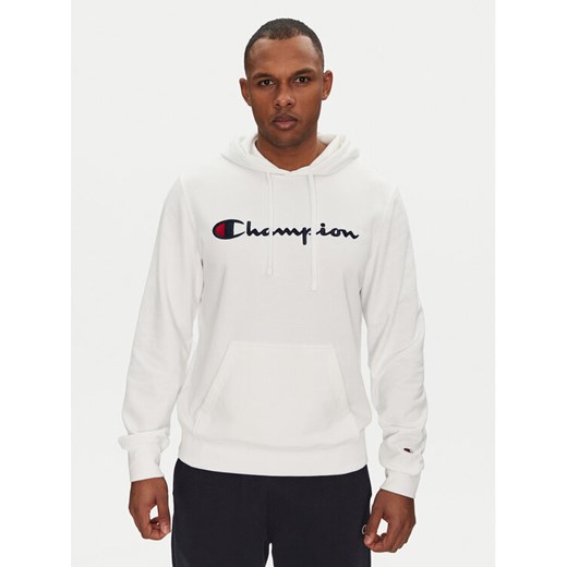 Champion Bluza 220726 Biały Slim Fit ze sklepu MODIVO w kategorii Bluzy męskie - zdjęcie 182606151