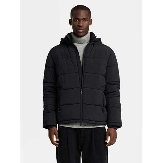 Selected Homme Kurtka zimowa Cooper 16089957 Czarny Regular Fit ze sklepu MODIVO w kategorii Kurtki męskie - zdjęcie 182606160