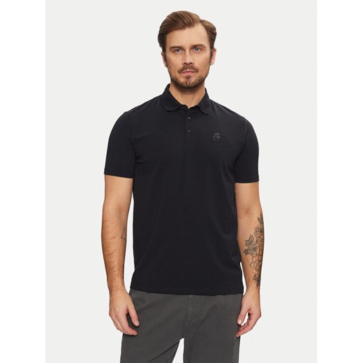 KARL LAGERFELD Polo 745750 551221 Granatowy Regular Fit ze sklepu MODIVO w kategorii T-shirty męskie - zdjęcie 182606241