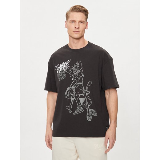 Puma T-Shirt Dylan s Gift Shop 625282 Czarny Regular Fit ze sklepu MODIVO w kategorii T-shirty męskie - zdjęcie 182606262