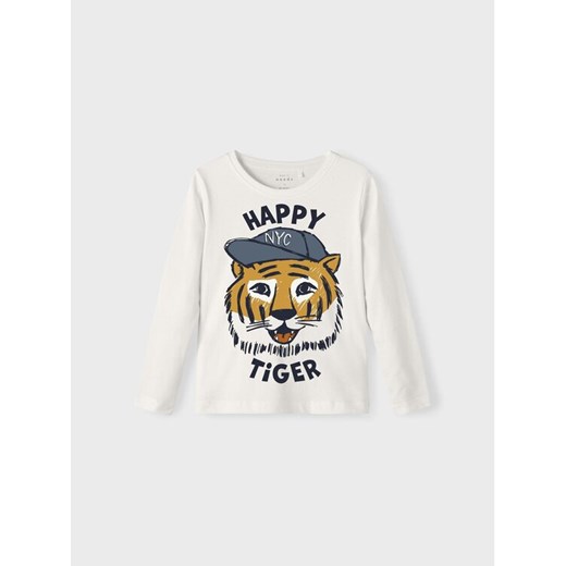 NAME IT Bluzka 13218862 Biały Regular Fit ze sklepu MODIVO w kategorii T-shirty chłopięce - zdjęcie 182606264